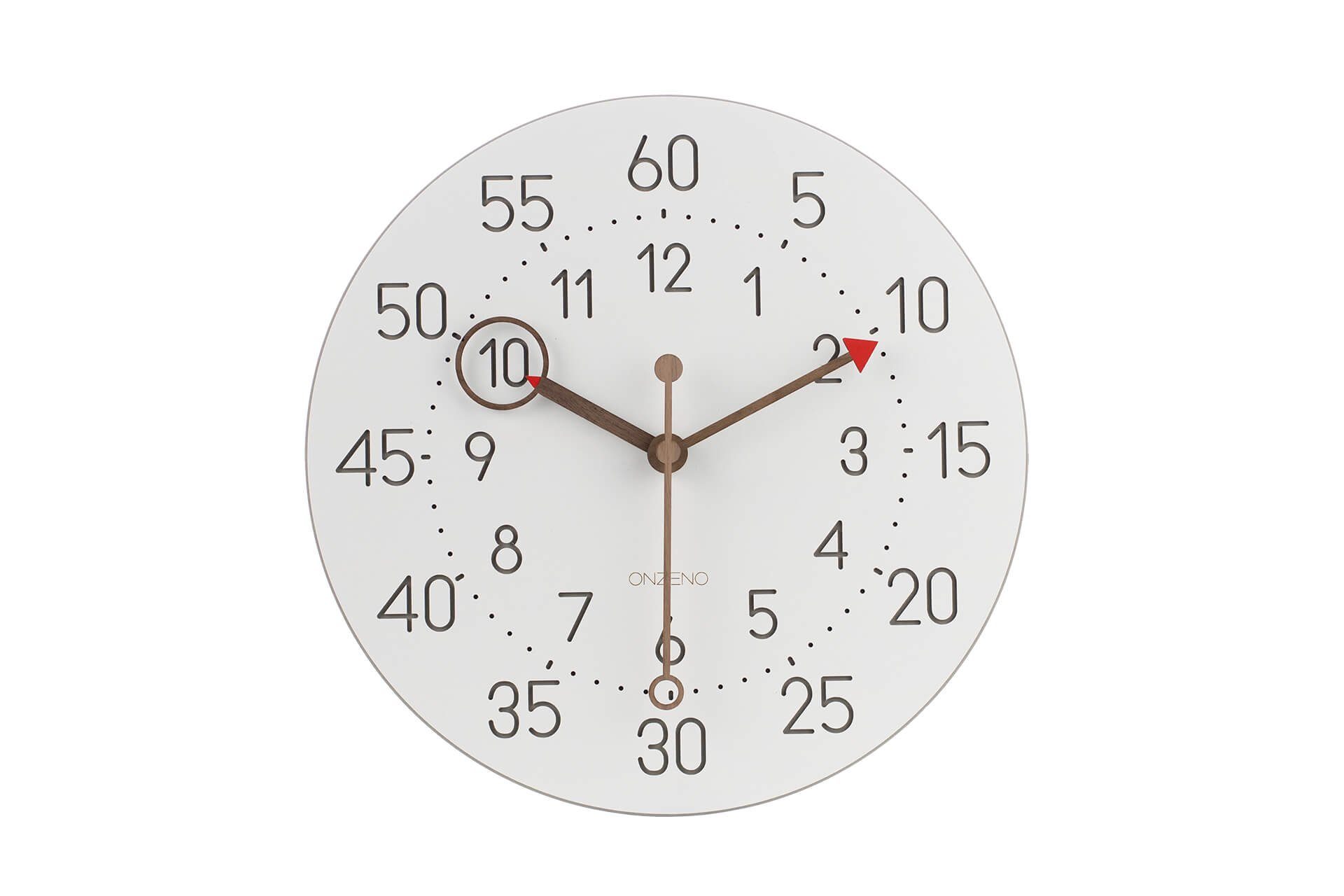 Wanduhr THE PRECISE. 29x29x0.5 cm