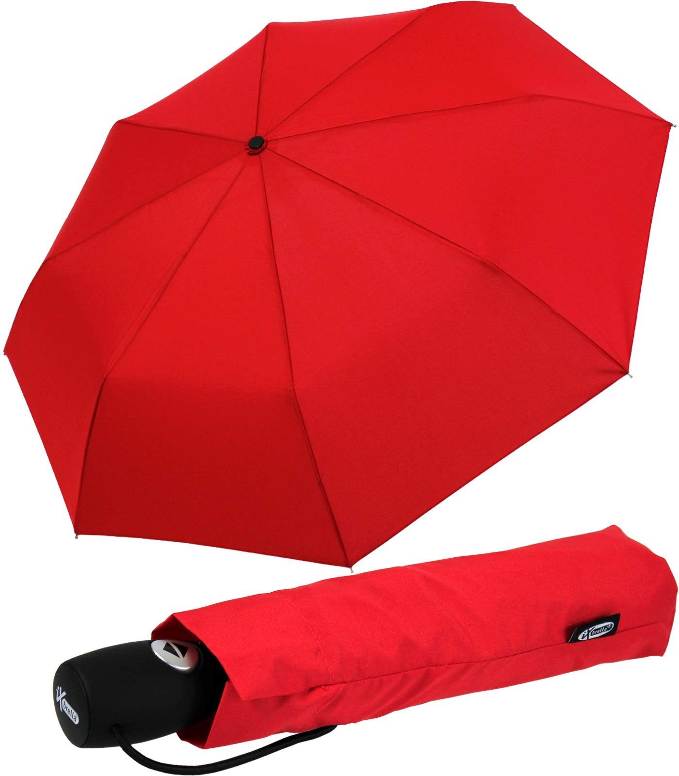 Taschenregenschirm Mid Class - mit Auf-Zu-Automatik in vielen Farben