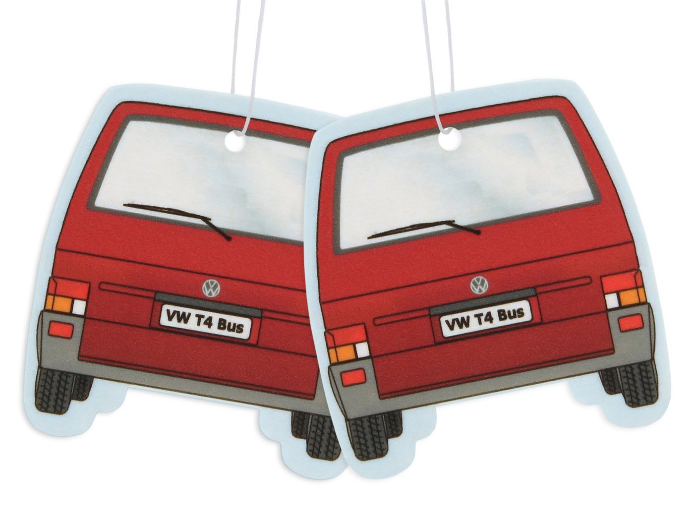 Thumbnail - VW Collection by BRISA Raumduft Volkswagen Lufterfrischer fürs Auto (2-St), Duftbaum im T4 Bus Design, Vanille Geruch