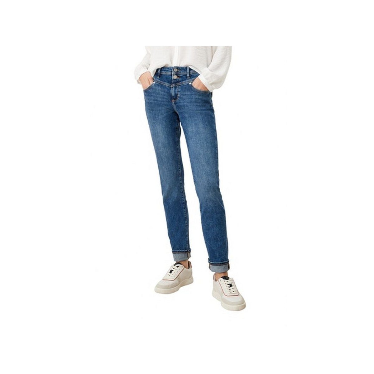 s.Oliver dunkel-blau (1-tlg) 5-Pocket-Jeans