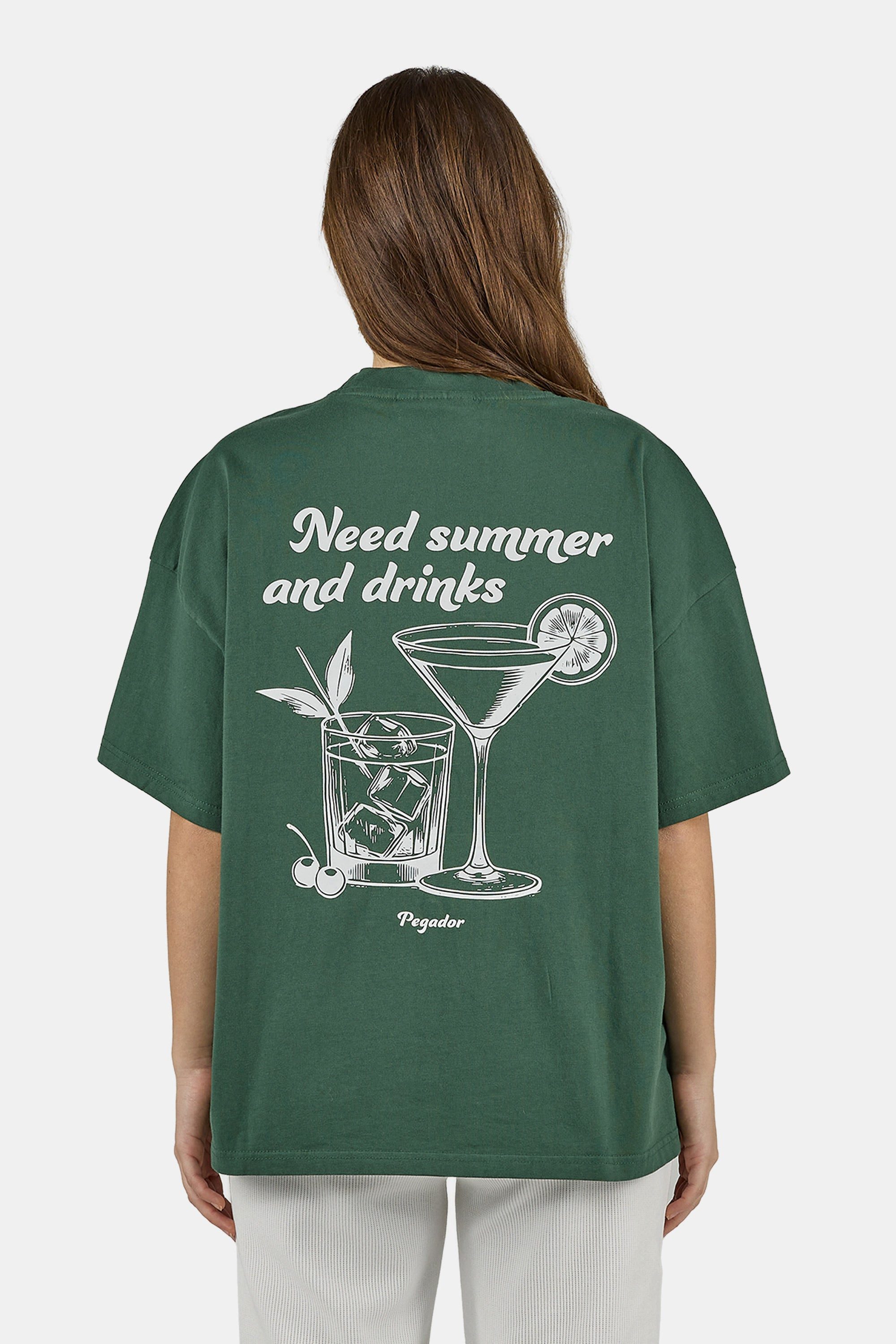 PEGADOR T-Shirt Brielle Heavy Oversized Tee Baumwolle, oversize