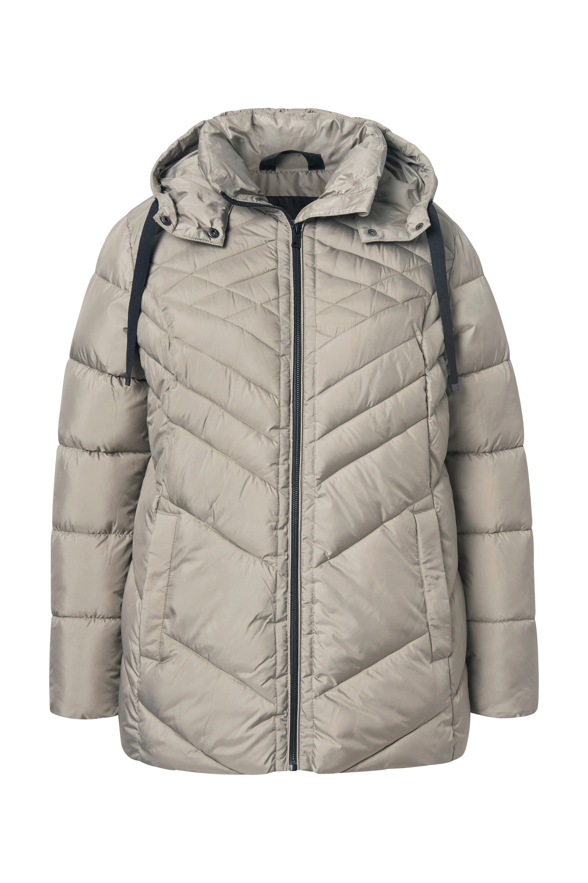 Ulla Popken Steppjacke HYPRAR Steppjacke wasserabweisend Kapuze günstig online kaufen