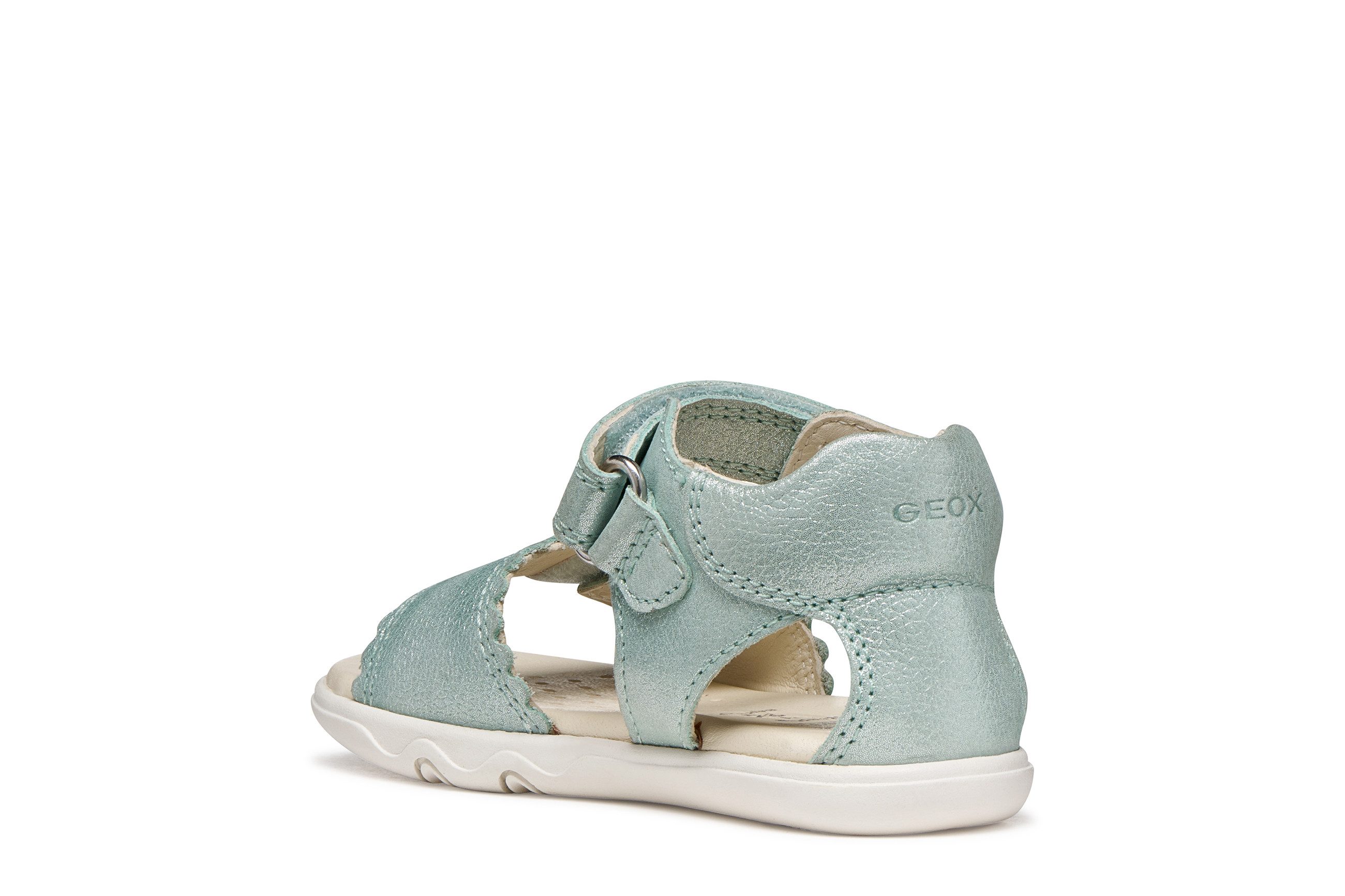 Geox B SANDAL STEPPIEUP G Lauflernschuh Babyschuh mit Klettverschluss, Größenschablone zum Download