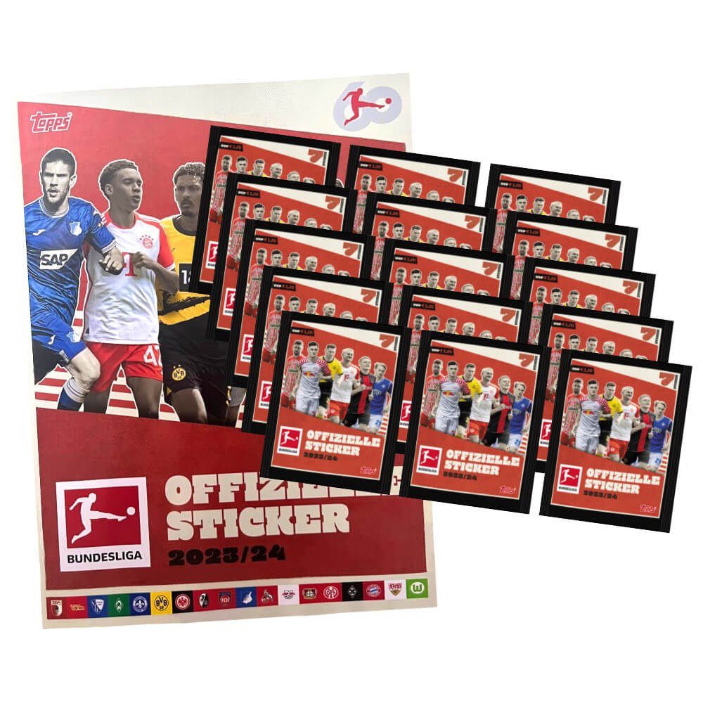 Topps Sticker Topps Bundesliga Sticker 2024 Fußball Sammelsticker 1