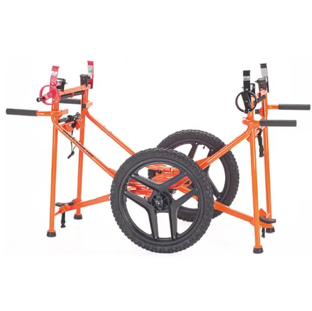 DocMed Transportwagen Carrier EL3000/ EL2000 Olivgrün oder Orange, (geländegängige Krankentrage, 1-St), Max. Belastbarkeit 200 kg, Ermöglicht den Patiententransport