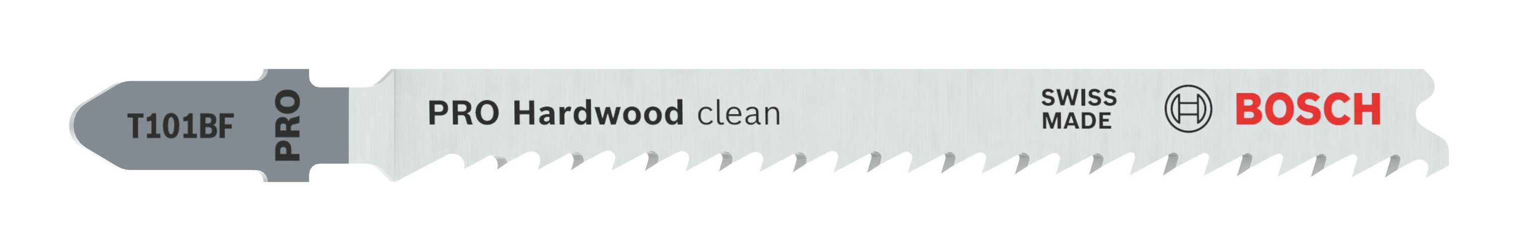 BOSCH Stichsägeblatt Pro Hardwood (25 Stück), Hardwood clean T101BF, 100 mm - 25er-Pack