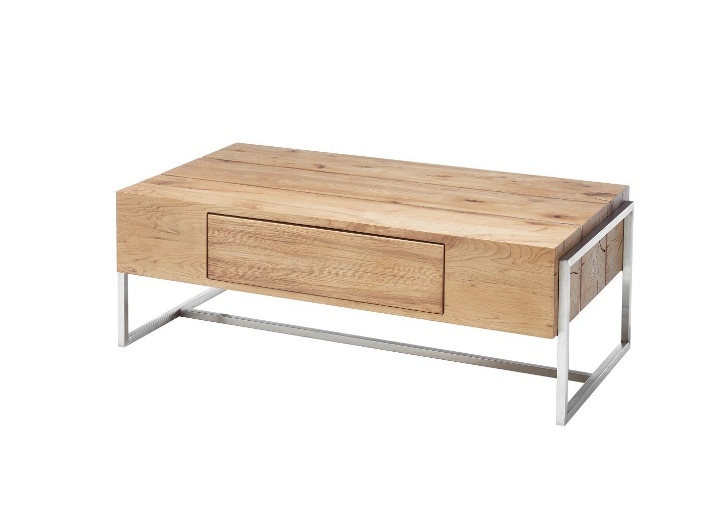 MCA 110 cm geölt furniture Schublade Asteiche Dana, furniert Couchtisch rechteckig