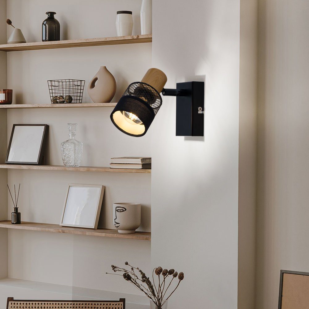 WOFI Wandleuchte, Leuchtmittel nicht Wohnzimmerlampe Wandleuchte inklusive, mit Wandlampe Flurleuchte beweglichem