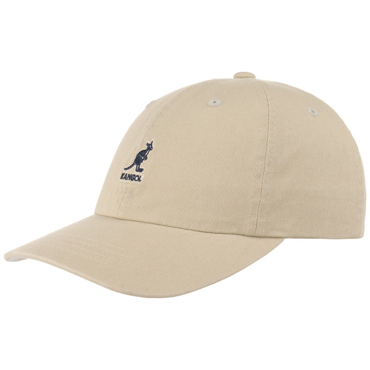 Kangol Baseball Cap (1-St) Baseballcap Metallschnalle khaki