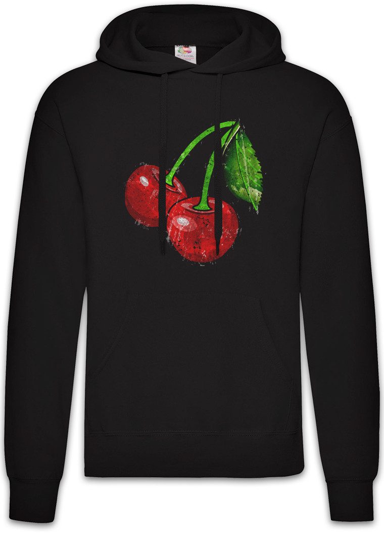 Hoodie Oldschool Cherries Vintage Logo I Herren Hoodie Cherry Rockabilly