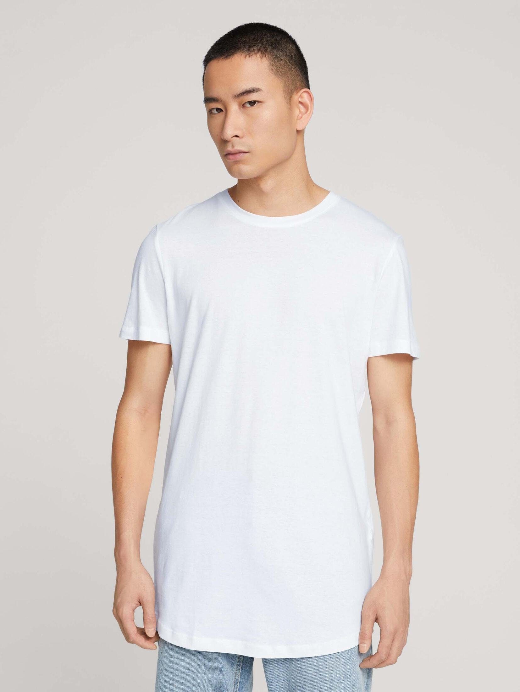 TOM TAILOR Denim T-Shirt T-Shirts im Doppelpack (im Doppelpack) White