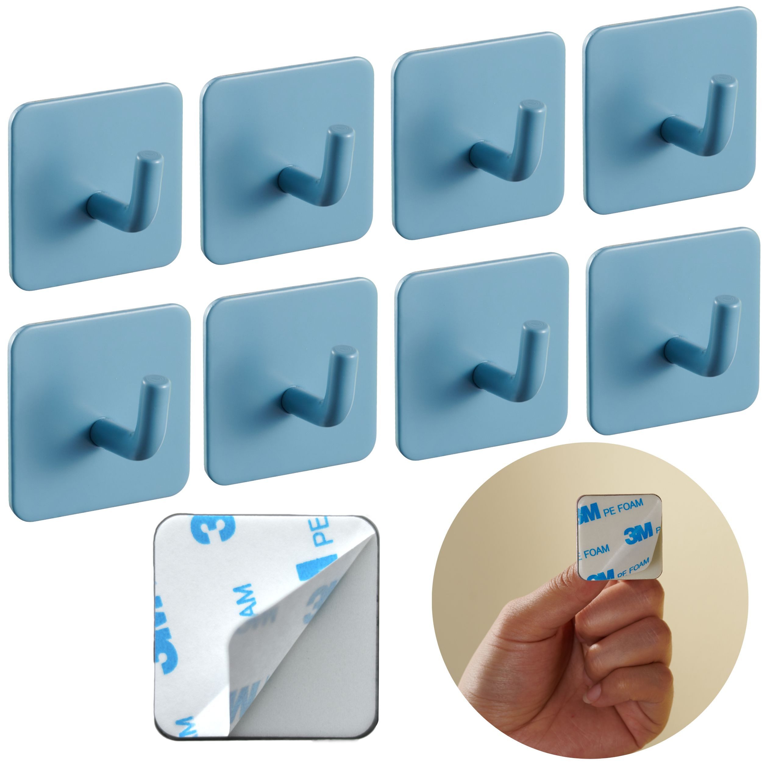 DEKAZIA Klebehaken Bunt Kindergarderobe Garderobe Kinder Kleiderhaken Kinde günstig online kaufen