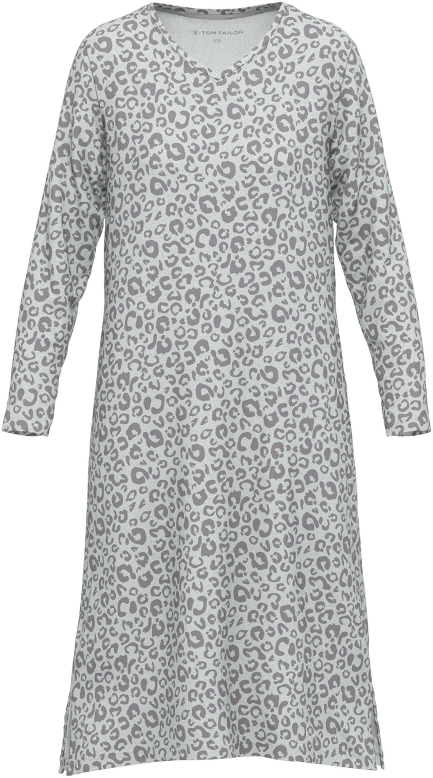 TOM TAILOR Nachthemd Victoria Mit Print, 3/4-Ärmel, Rundhalsausschnitt, fem günstig online kaufen
