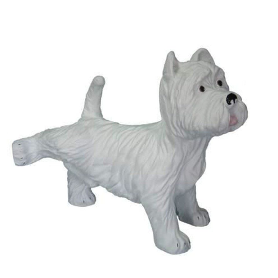 Tierfigur Deko Statue Hund 35 cm - Skulptur für Ihr Zuhause