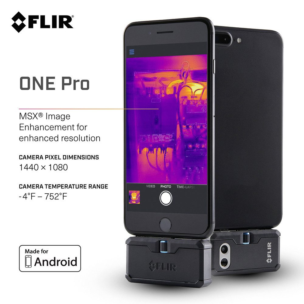 Flir Wärmebildkamera FLIR One Pro Android USB-C Handy Wärmebildkamera -20 bis +400 °C 160, One Pro Android USB-C