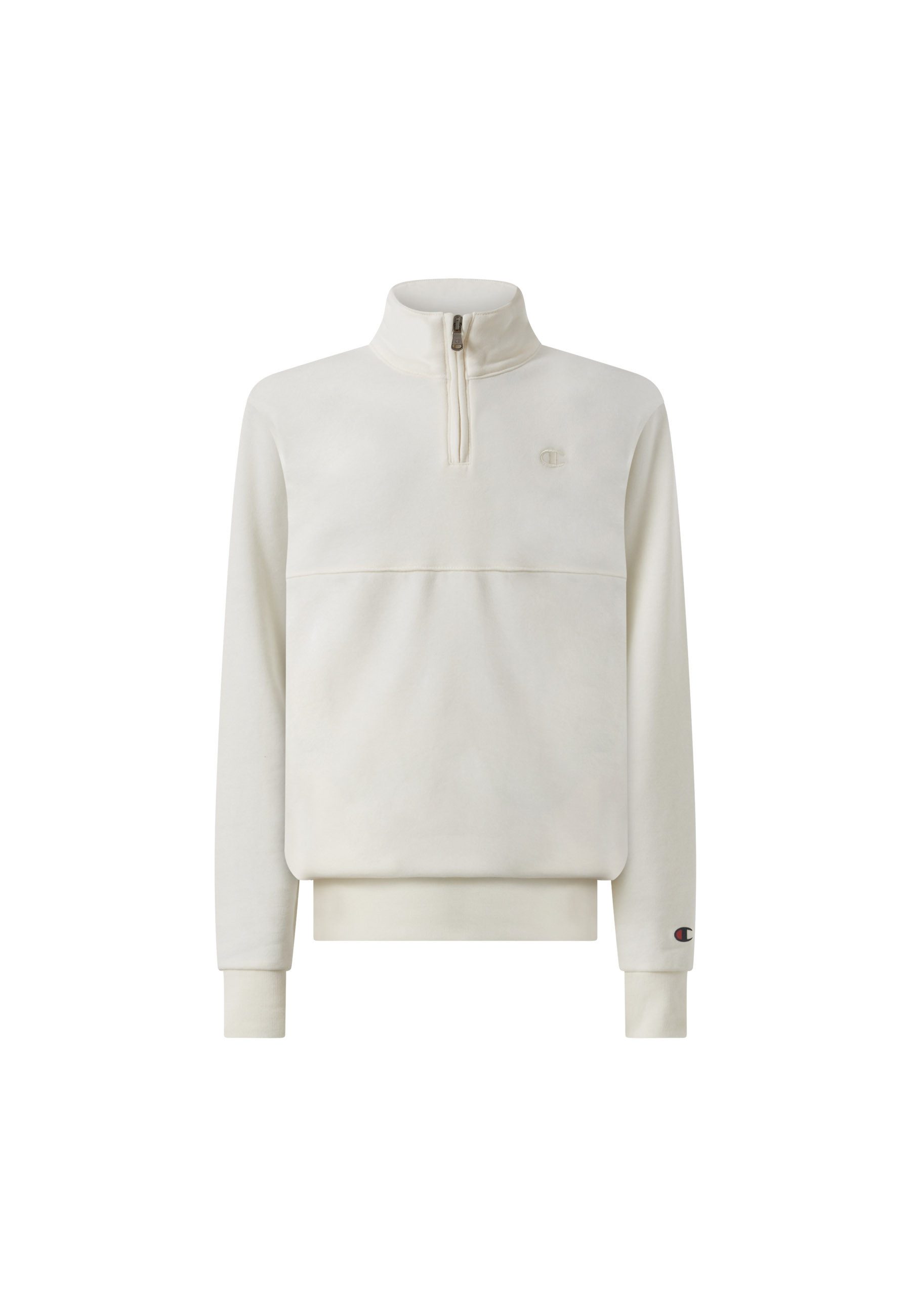Champion Sweatshirt ICONS Terry Half zip sweatshirt with small C logo mit halbem Reißverschluss, hoch geschlossener Ausschnitt – Bild 4 von 4