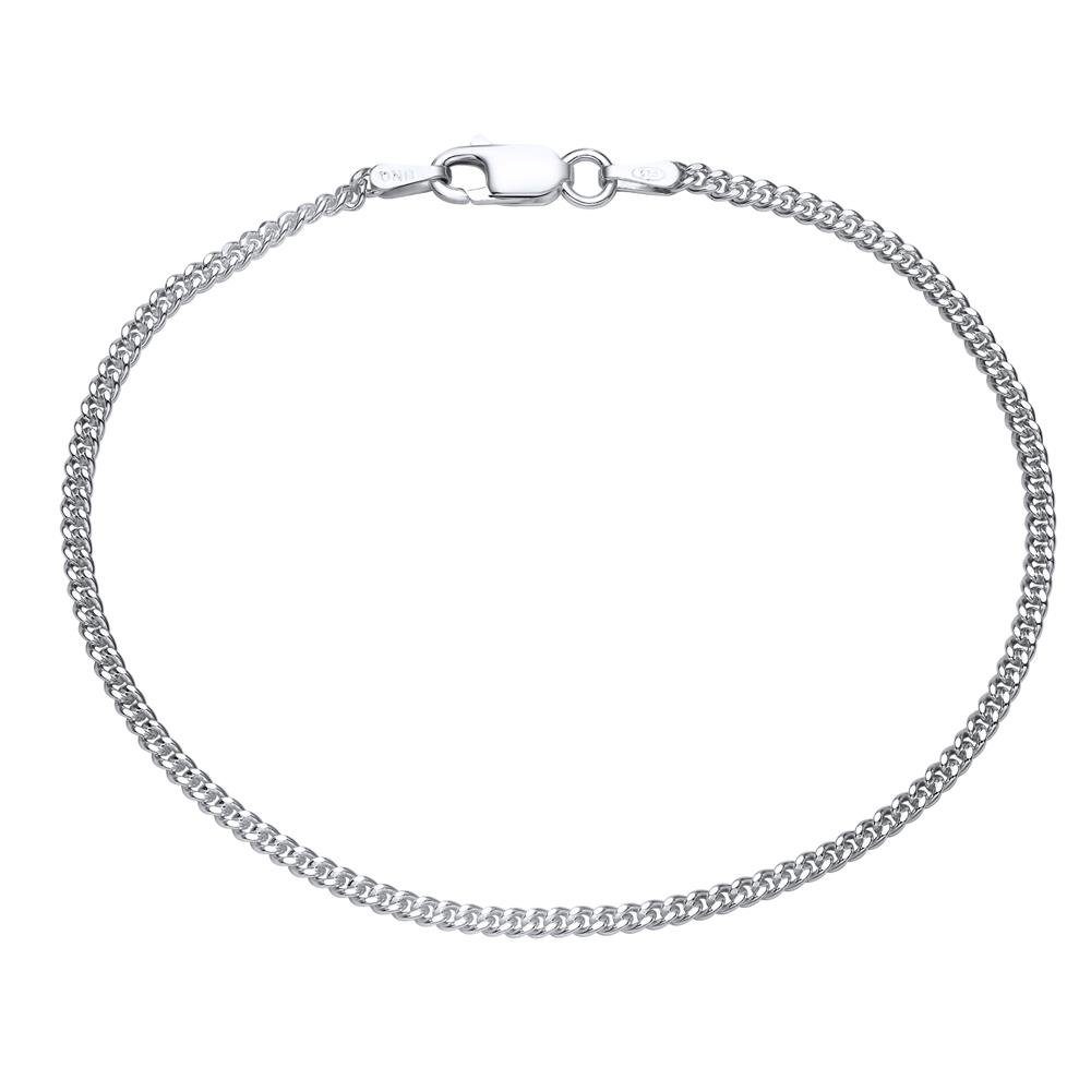 JEWLIX Panzerarmband JEWLIX 925 Panzerarmband Damen Herren 2mm (Länge 19cm) PA0020