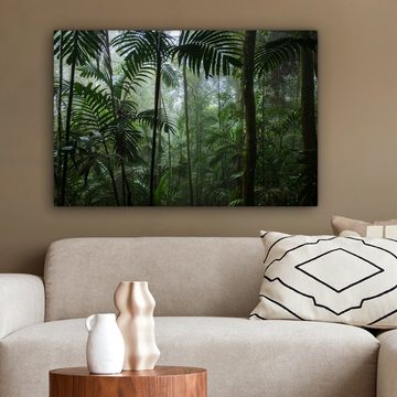OneMillionCanvasses® Leinwandbild Regenwald - Tropisch - Dschungel - Bäume - Pflanzen, Grün (1 St), Leinwandbilder XXL für Wohnzimmer 150x100 cm