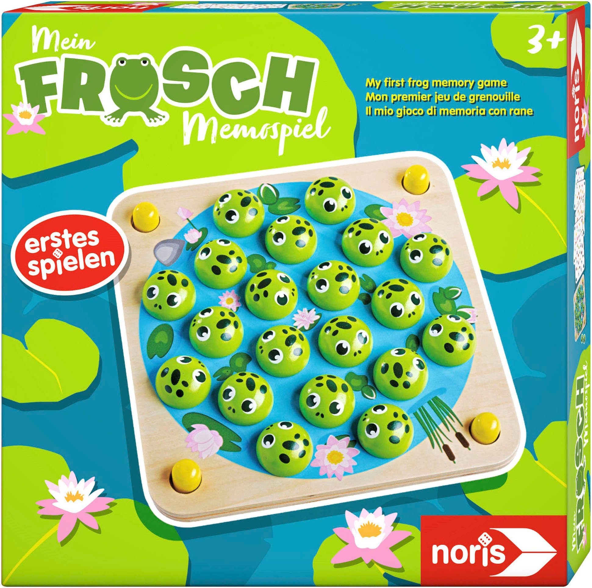 Noris Spiel Mein Frosch Memo-Spiel, Kinderspiel