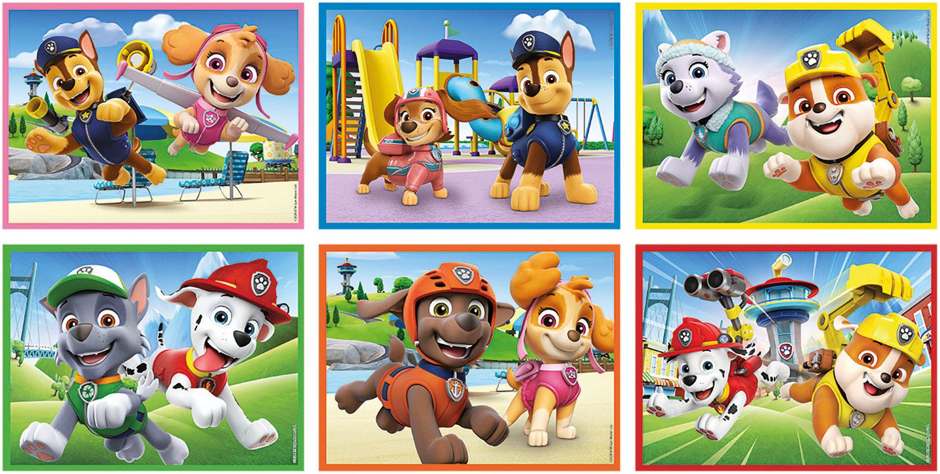 Clementoni® Würfelpuzzle Paw Patrol, 12 Puzzleteile, Made in Europe