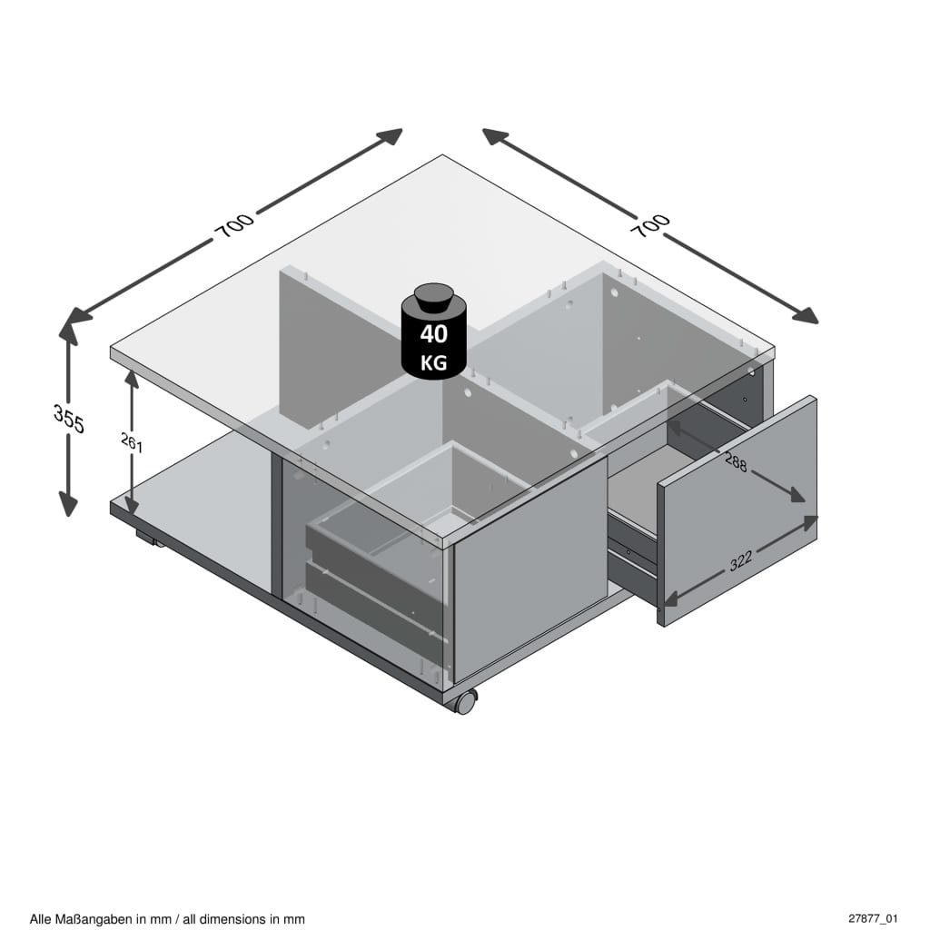 Antik-Stil old style Couchtisch | Couchtisch old style Mobiler (1-St) FMD