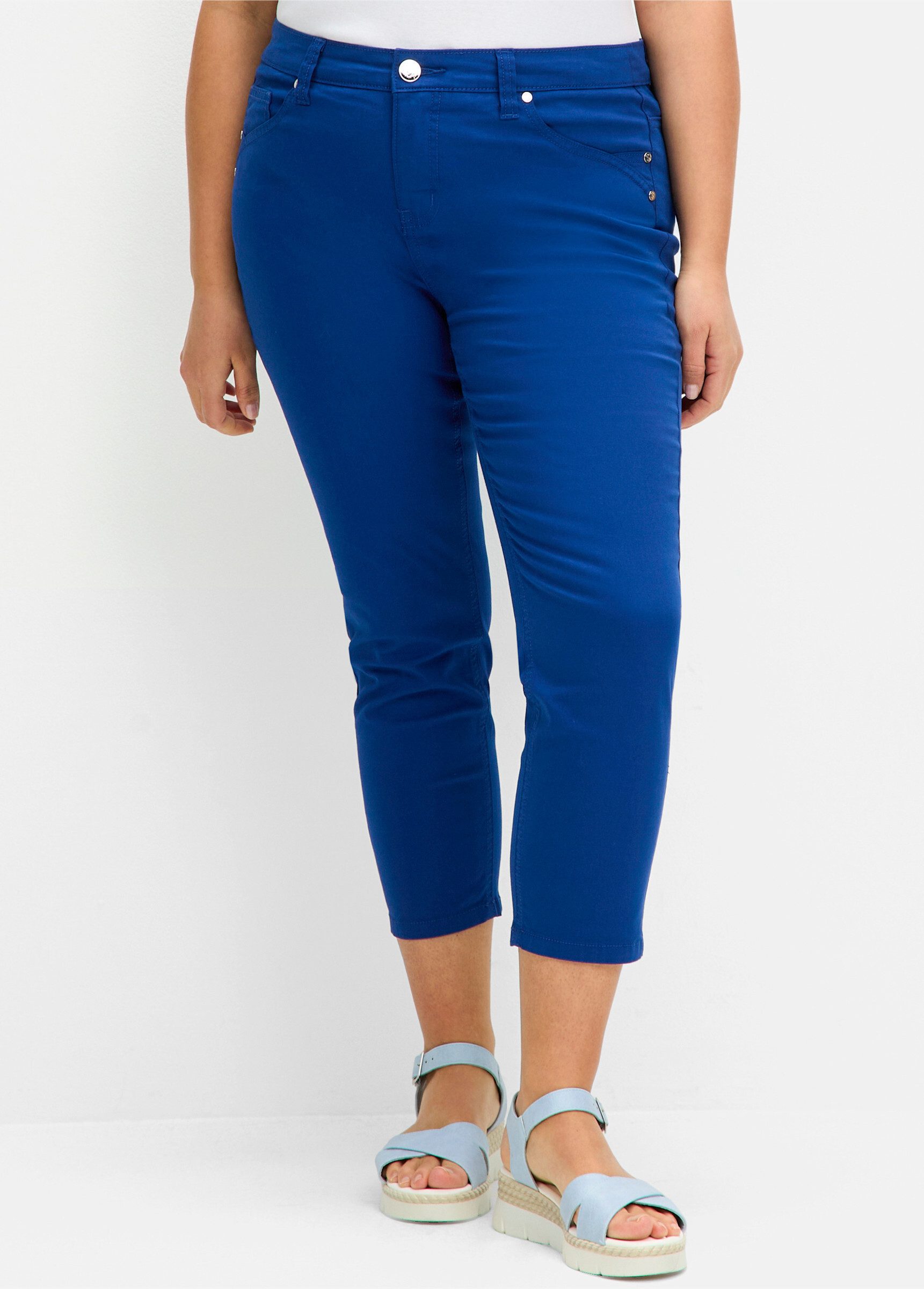 Sheego Jerseyhose 7/8-Hose Innenbeinlänge ca. 64 günstig online kaufen