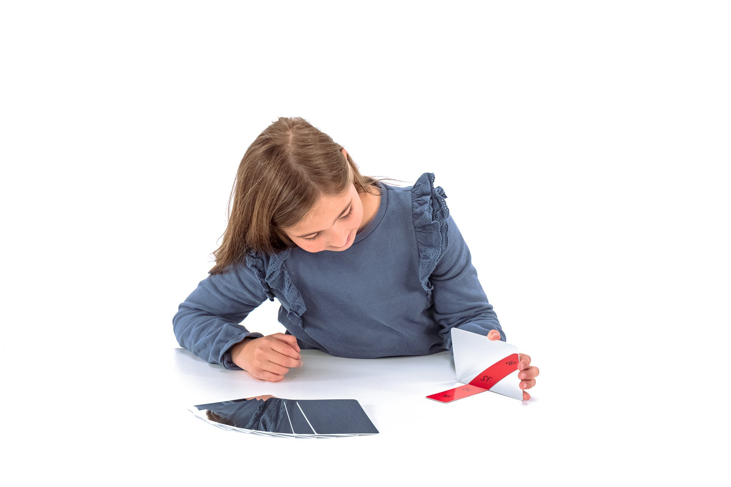 Wissner® aktiv lernen Lernspielzeug Spiegel groß (10 Stück),  Spiegelschrift Symmetrie Geometrie (10-St), Hergestellt in Bensheim/Hessen/Deutschland.