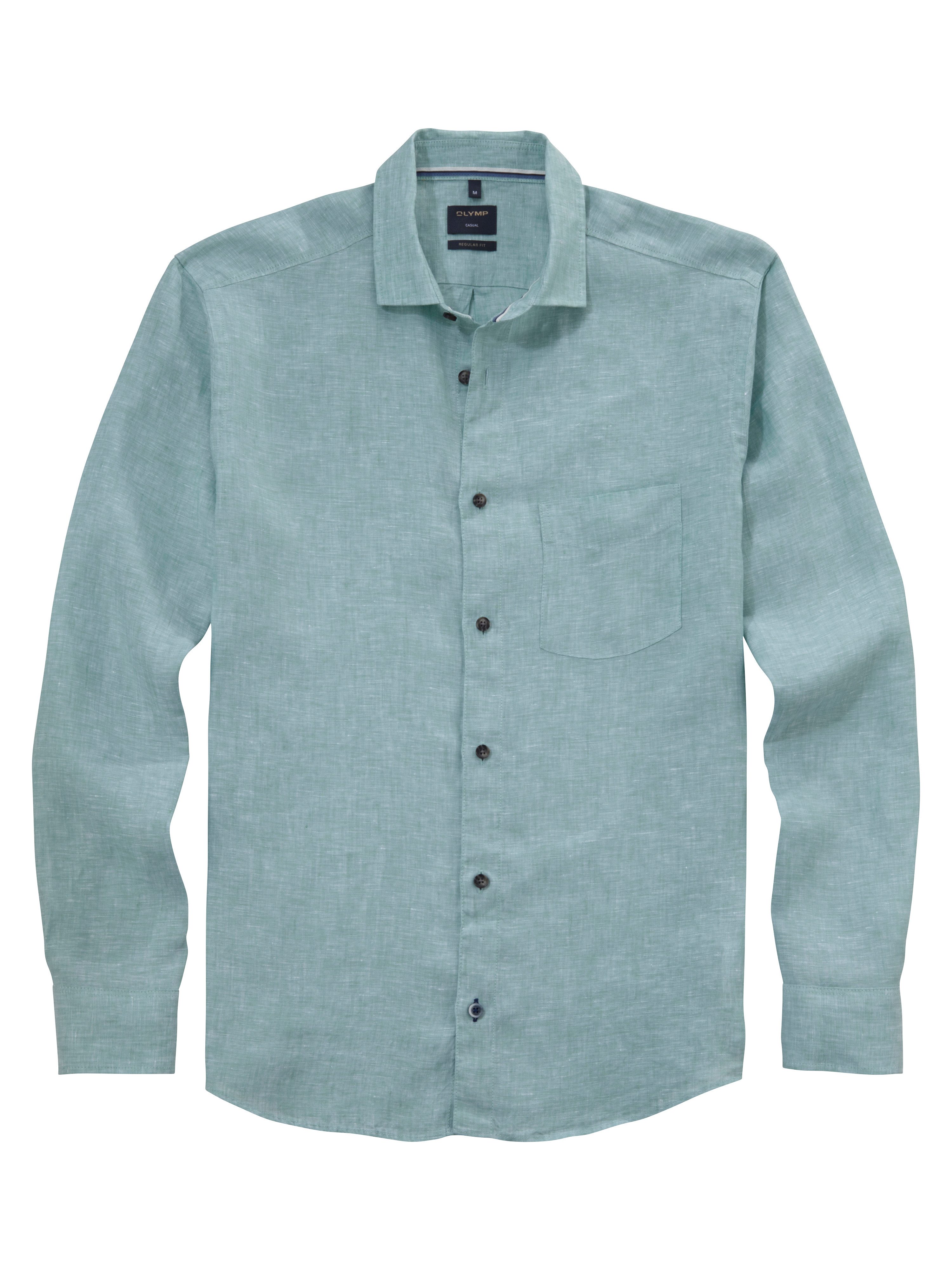 Leinenhemd OLYMP Hemd Casual - Leinen