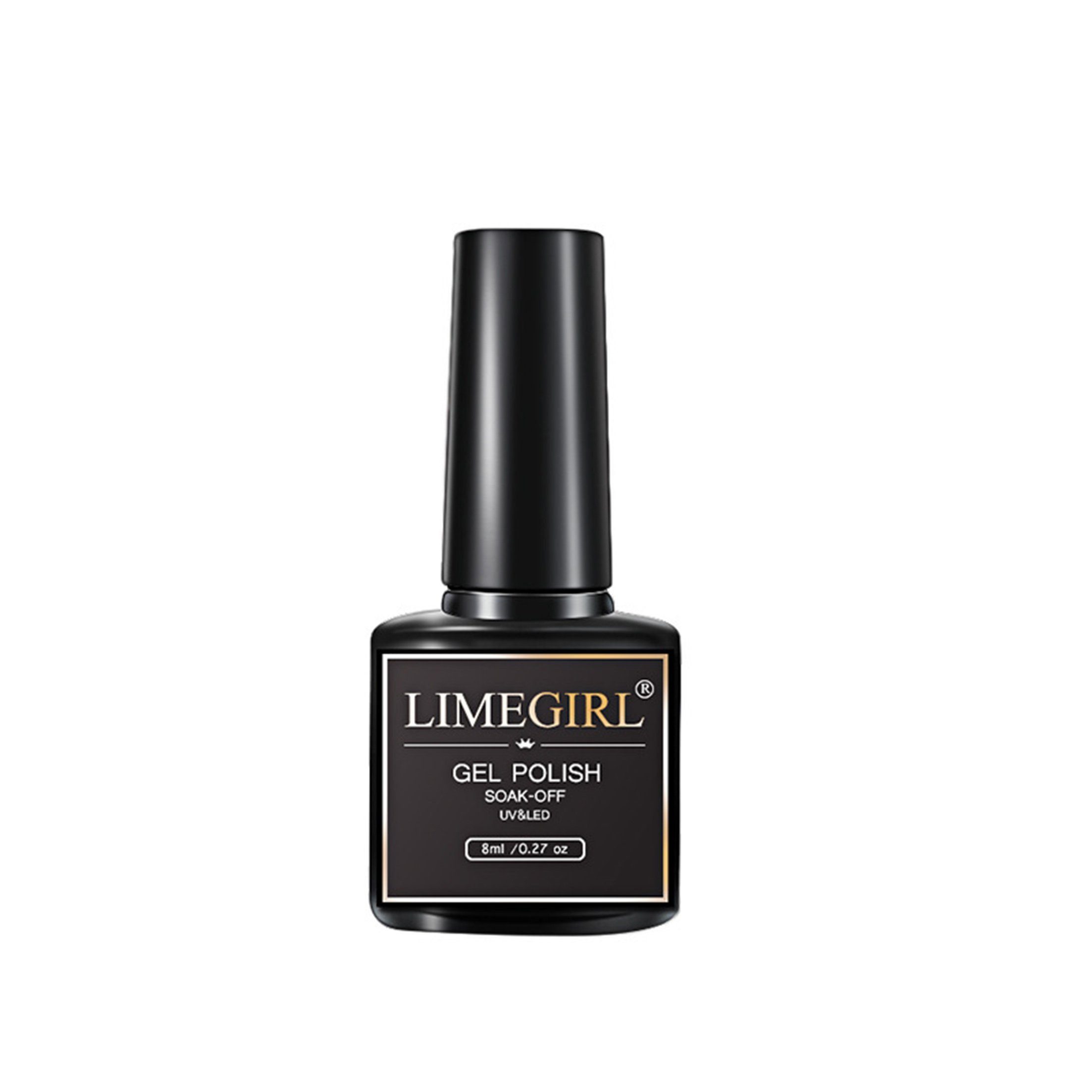 KINSI Lichthärtungsgerät UV-Gel Nagellack Set - 6 Farben inkl. UV-Lampe & Nail Art Dekor, Ideal für French Maniküre & Design