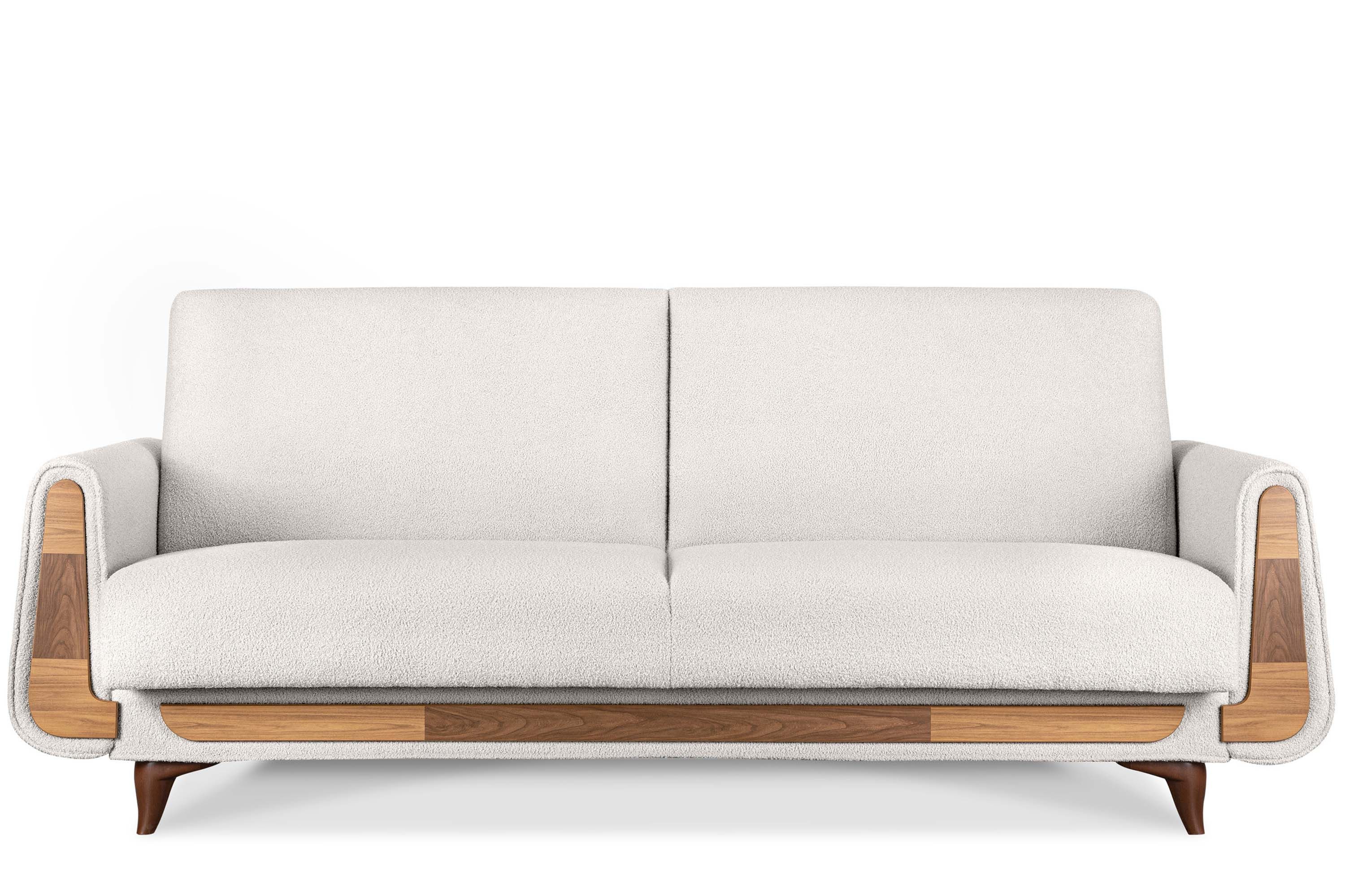 KONSIMO® 3-Sitzer GUSTAVO Sofa 3-Personen, Modern, mit Schlaffunktion, Bettkasten, hergestellt in der EU