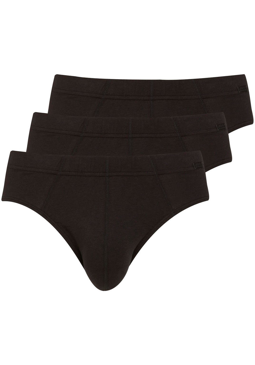 Jockey Slip (Packung, + 3-St) schwarz Cotton