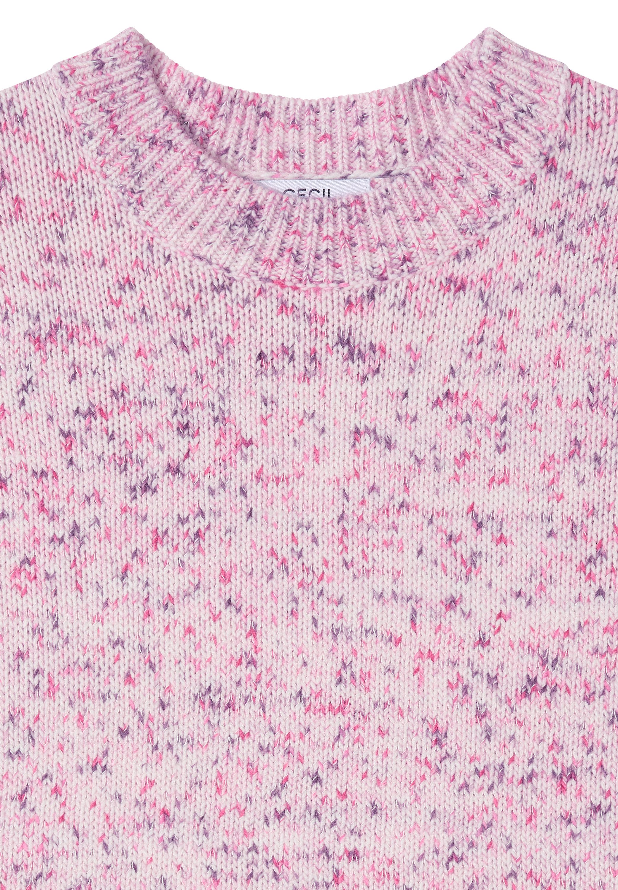 CECIL Strickpullover mit Rundhalsausschnitt