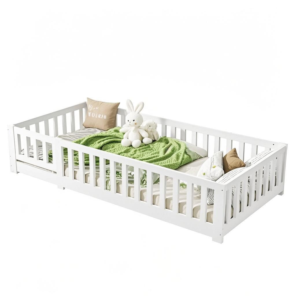 FUROKOY Kinderbett Kinderbett 90x200 cm, Bodenbett günstig online kaufen