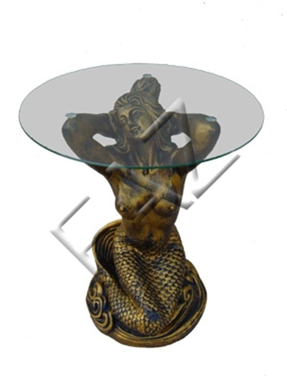 JVmoebel Couchtisch Glastisch Tische Tisch Statue Figur Tisch Sofa Wohnzimmer | Couchtische