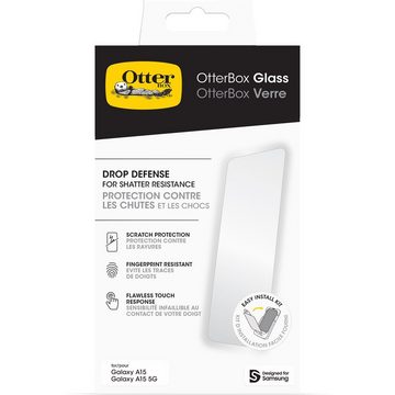 Otterbox Glass Displayschutz für Samsung Galaxy A15 5G, Samsung Galaxy A15, Displayschutzglas, Bildschirmschutz