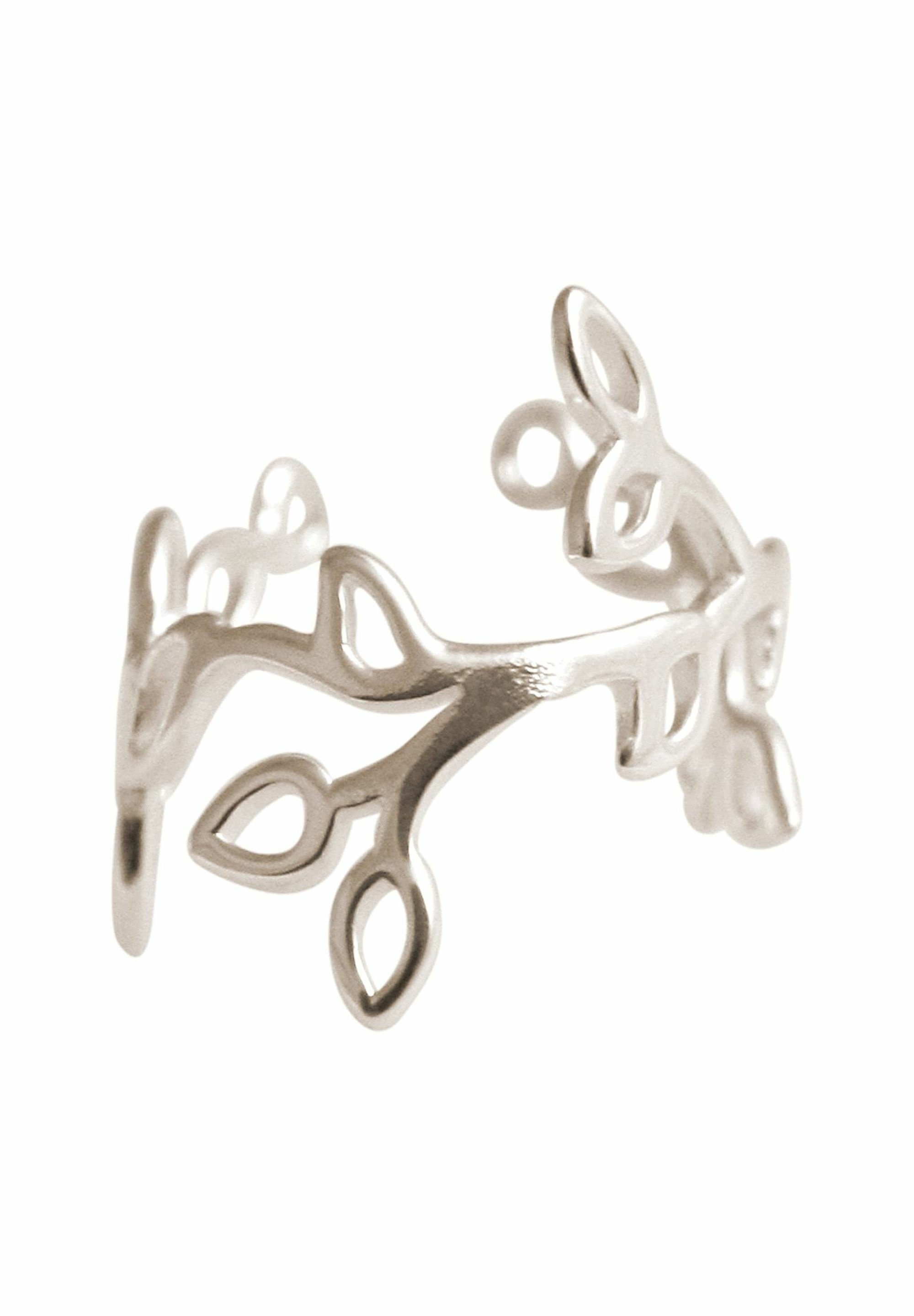 Gemshine Fingerring Lotusblumen- Größenverstellbar