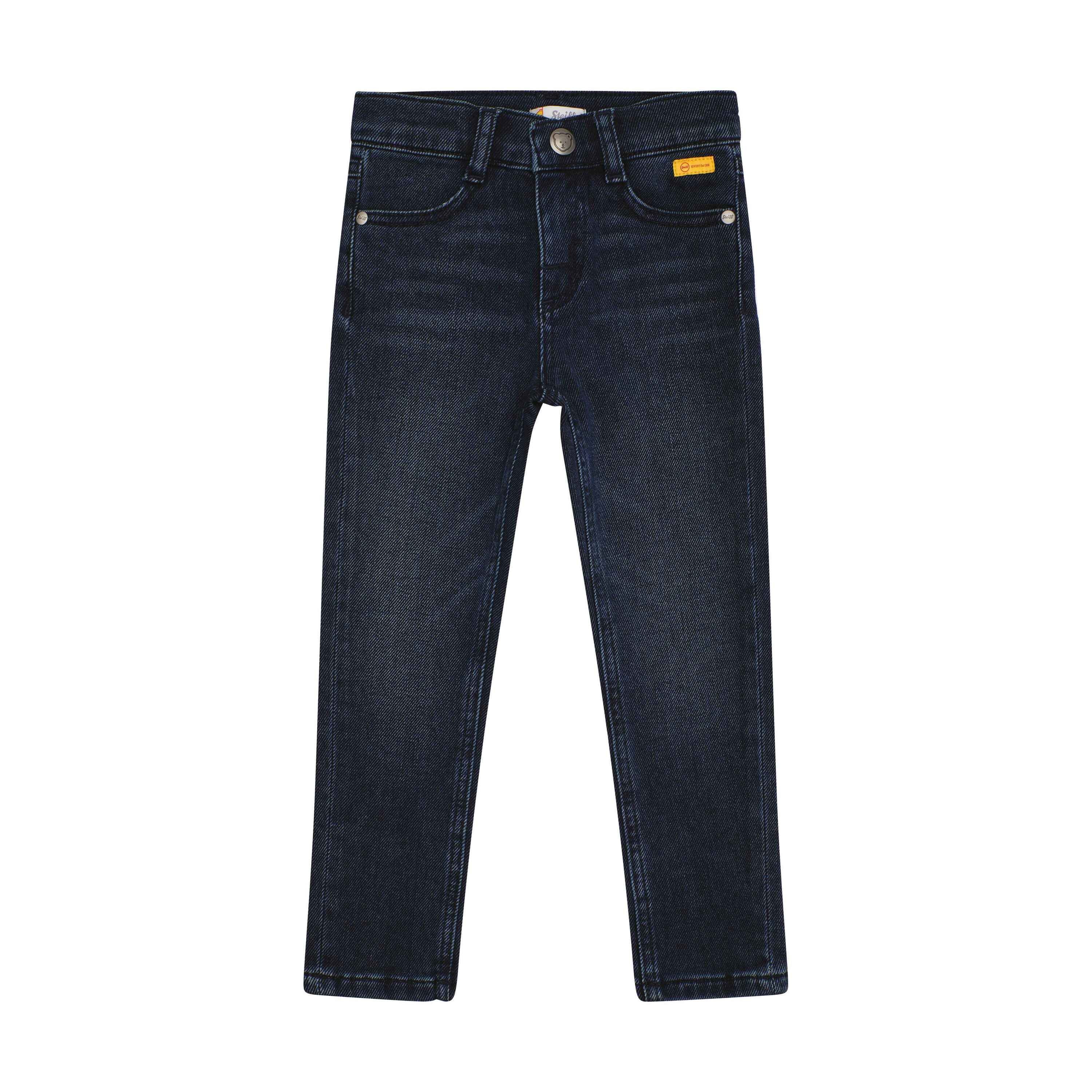 Steiff Regular-fit-Jeans Jeanshose Denim, verstellbarer Bund