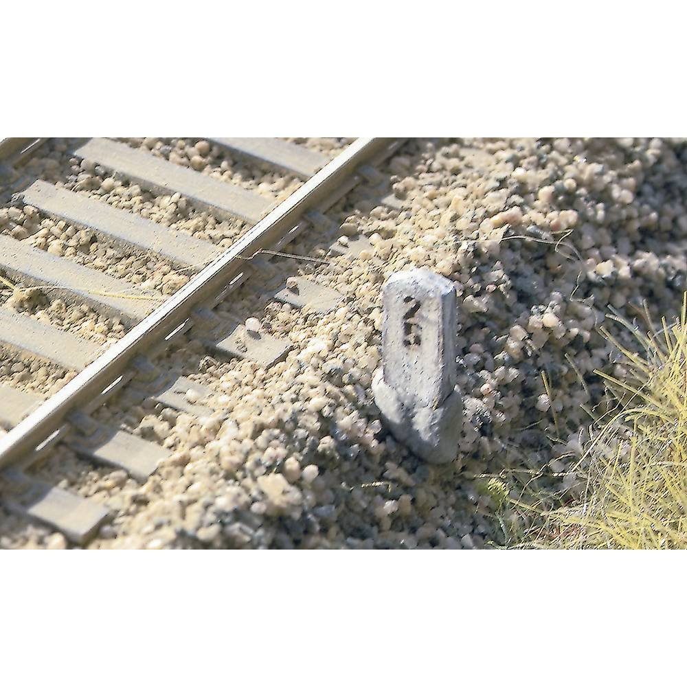 Modelleisenbahn-Fertiggelände H0 Kilometersteine, 20er Set