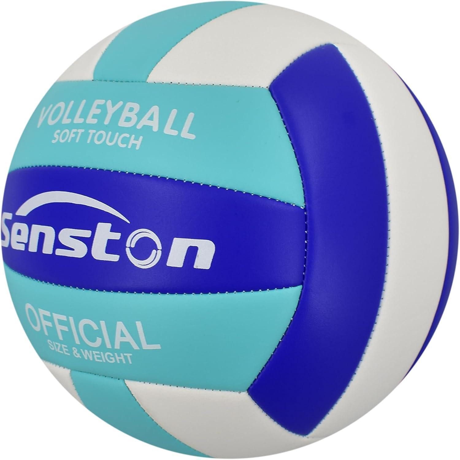 LuxusKollektion Beachvolleyball Volleyball Offizielle Größe 5 Wasserfest Pumpe Light Blue