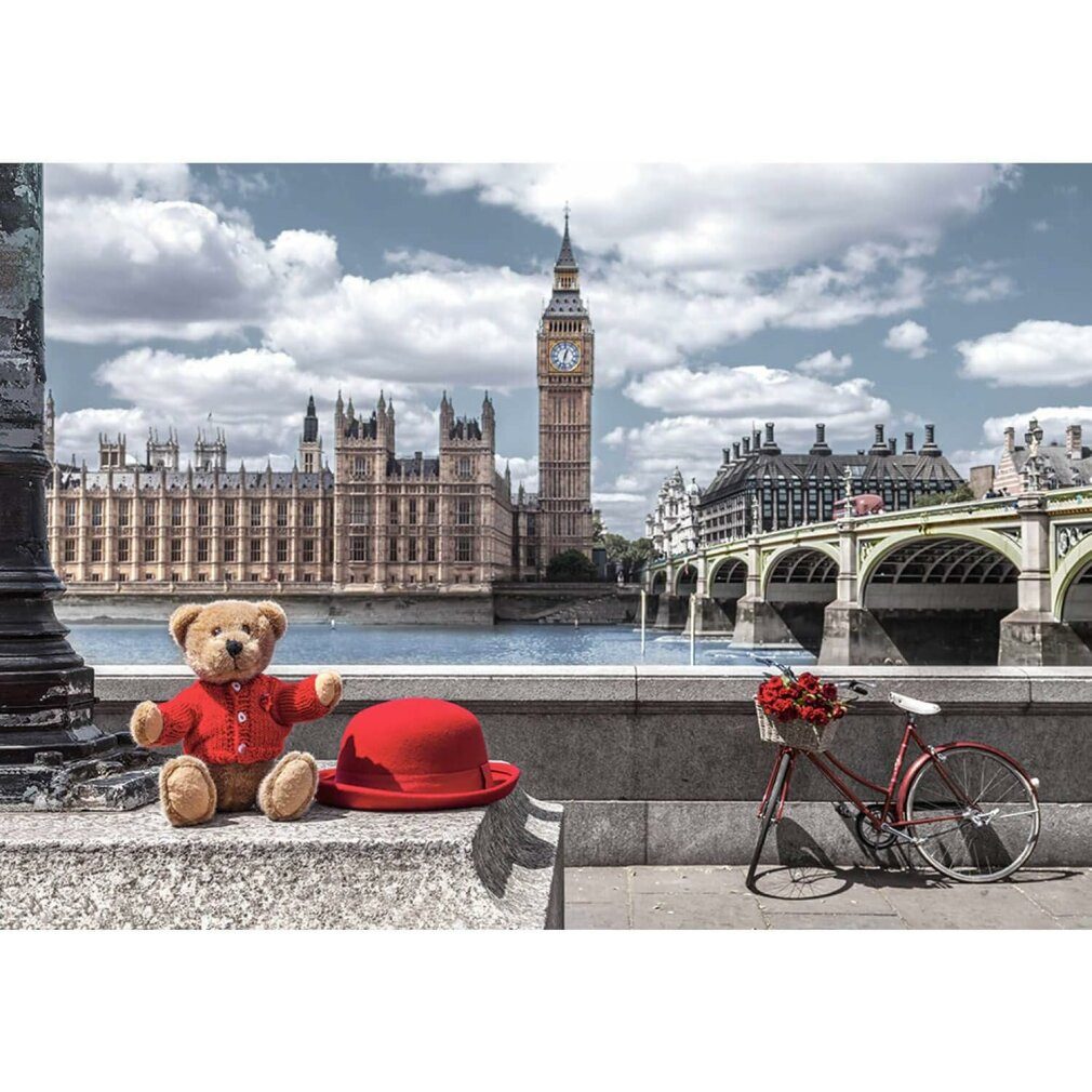 Castorland Puzzle Puzzle Kleiner Reisender in London 500 Teile, Puzzleteile