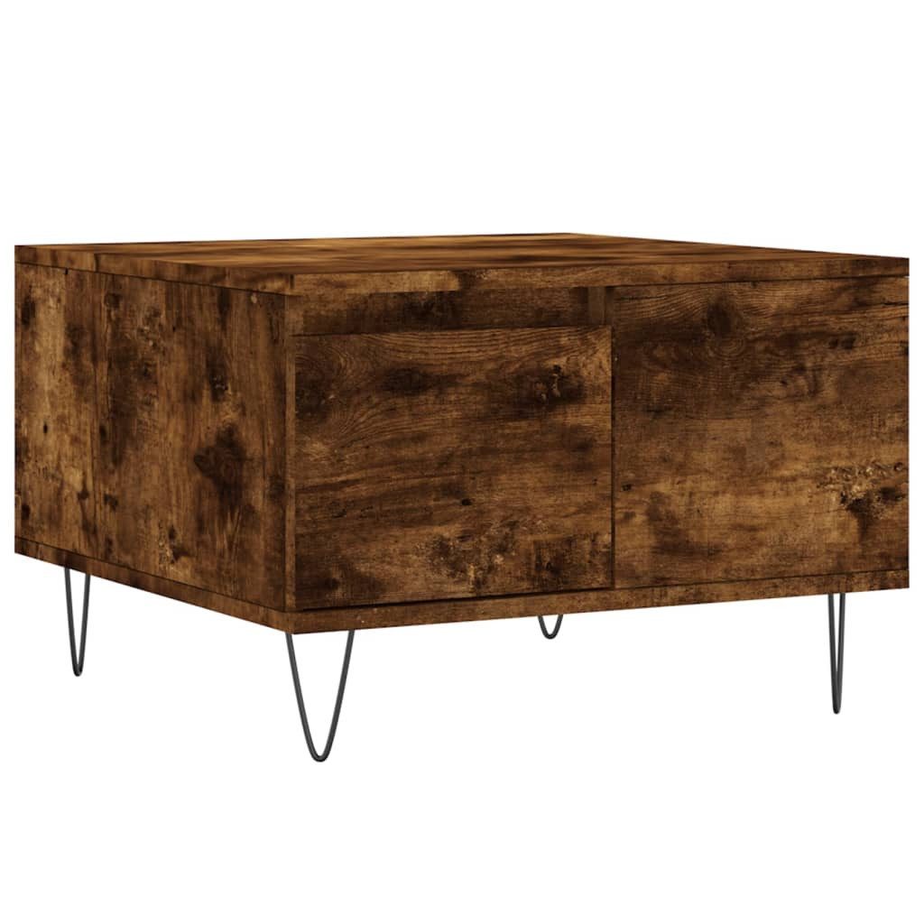 vidaXL Couchtisch Couchtisch Räuchereiche 55x55x36,5 cm günstig online kaufen
