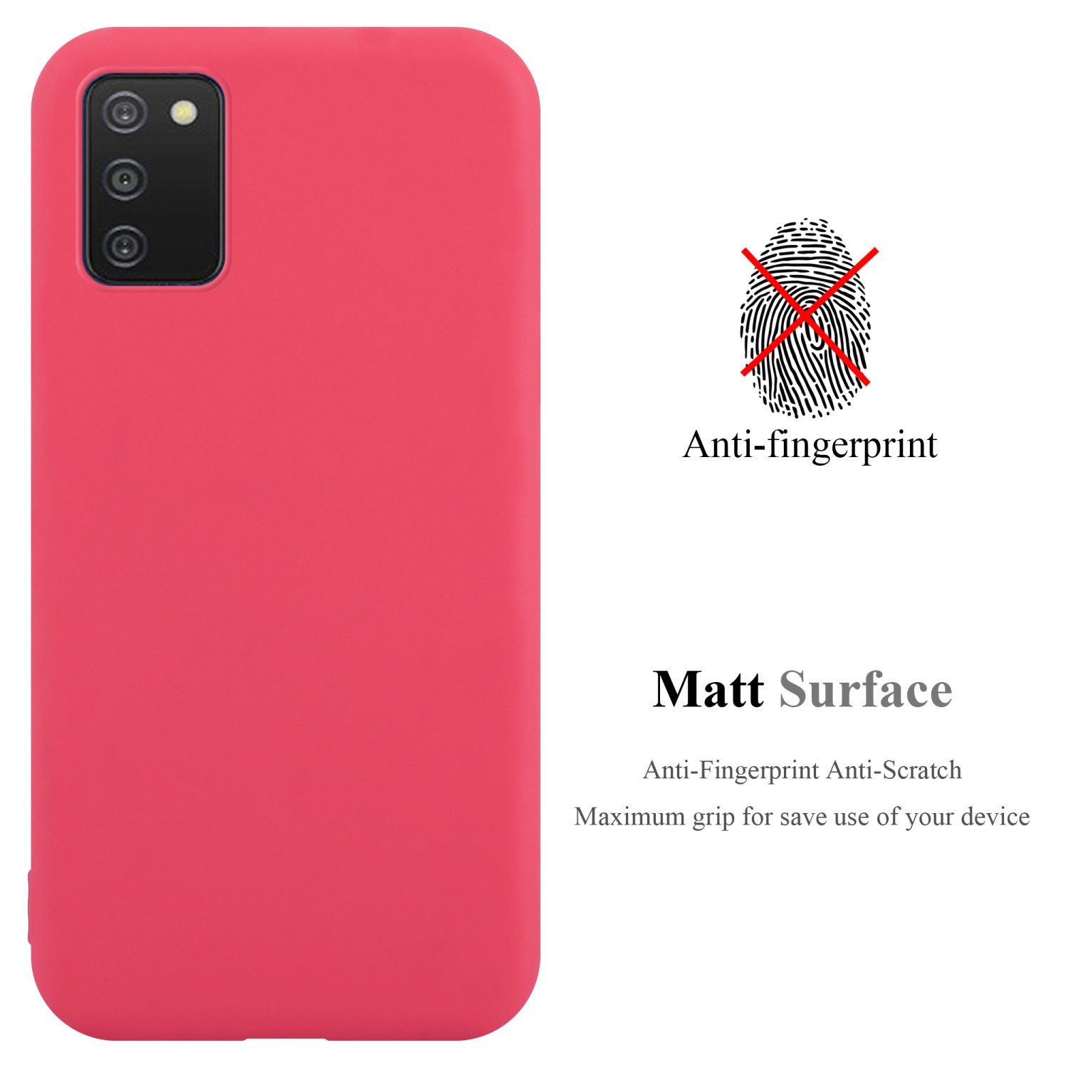 Cadorabo Handyhülle für Samsung Galaxy A03s Hülle Samsung Galaxy A03s, Flexible TPU Silikon Handy Schutzhülle - Hülle - ultra slim