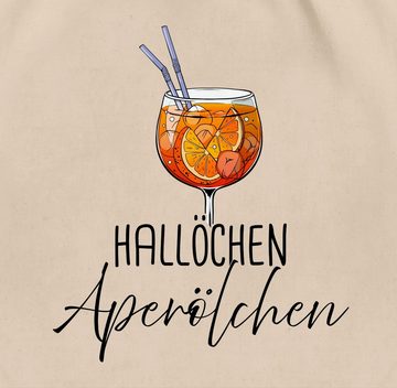 Shirtracer Turnbeutel Hallöchen Aperölchen Aperol Spritz Mädelsabend, Karneval & Fasching