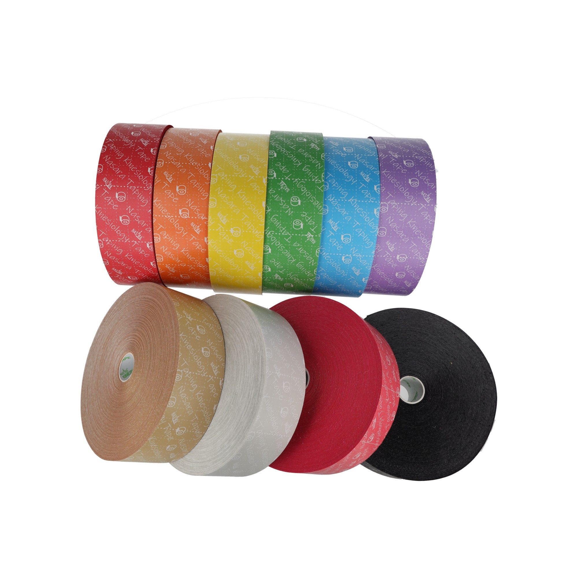 NASARA Kinesiologie-Tape 5cm x 32m in 10 Farben