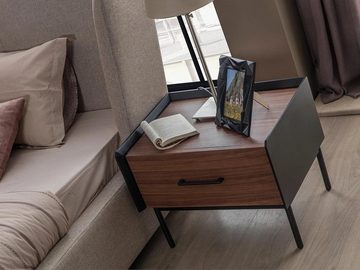 JVmoebel Schlafzimmer-Set Design Komplett 4tlg Schlafzimmer Bett Nachttisch Modern Kommode Neu, (4-St., Nur Bett + Nachttisch + Kommode + Schreibtisch), Made in Europa