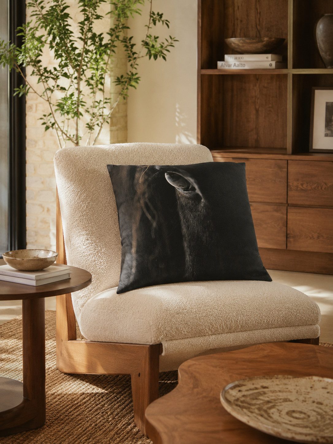 Vintagehaus Dekokissen byNORD mit Tiermotiven 50 x 50 cm
