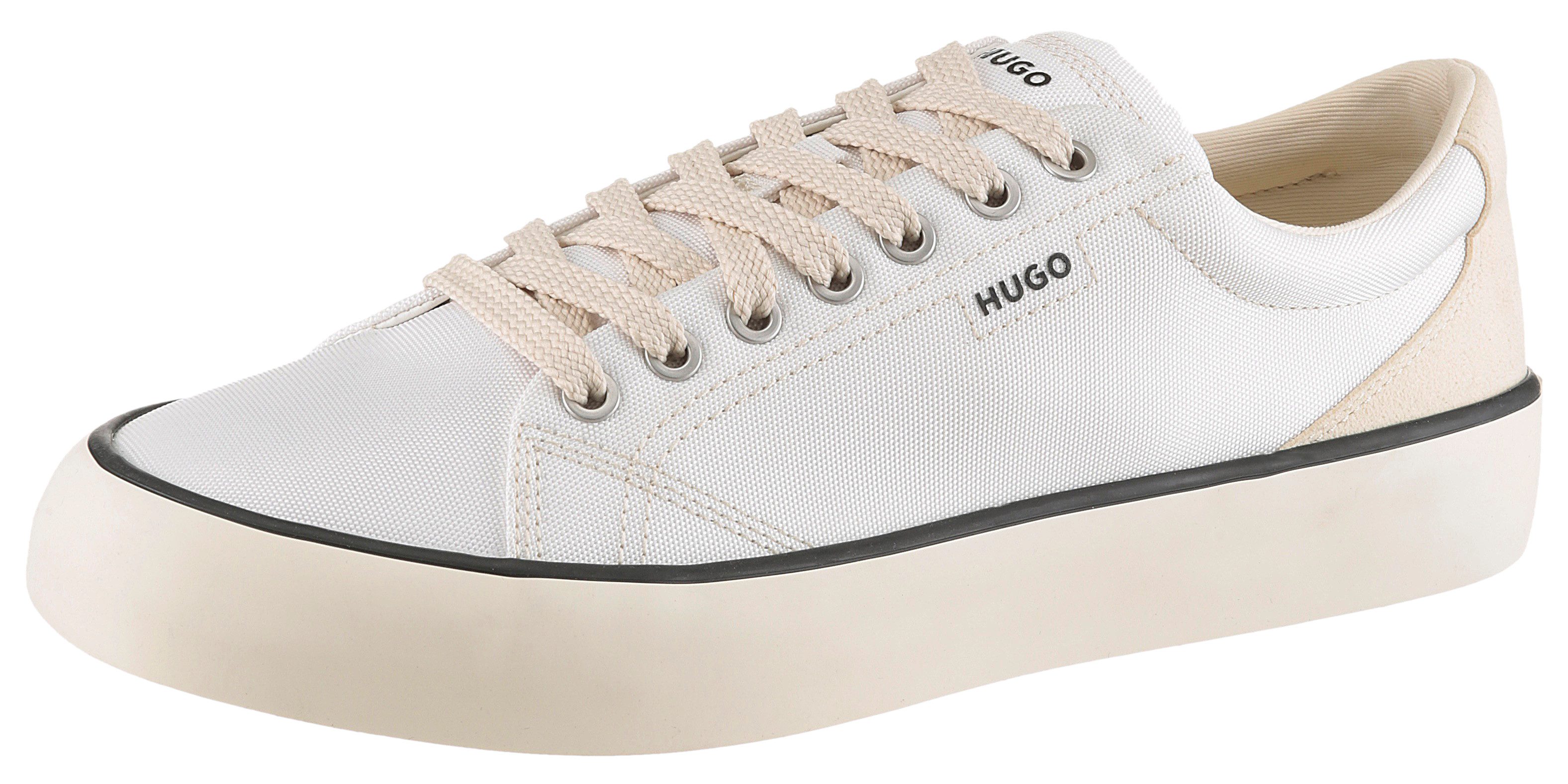 HUGO Blue B-cross Sneaker Schnürschuh, Halbschuh, Plateausneaker mit gep. S günstig online kaufen
