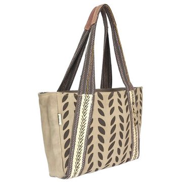 Sunsa Handtasche Damen Handtasche Canvas Schultertasche Vintage Stil große Shopper