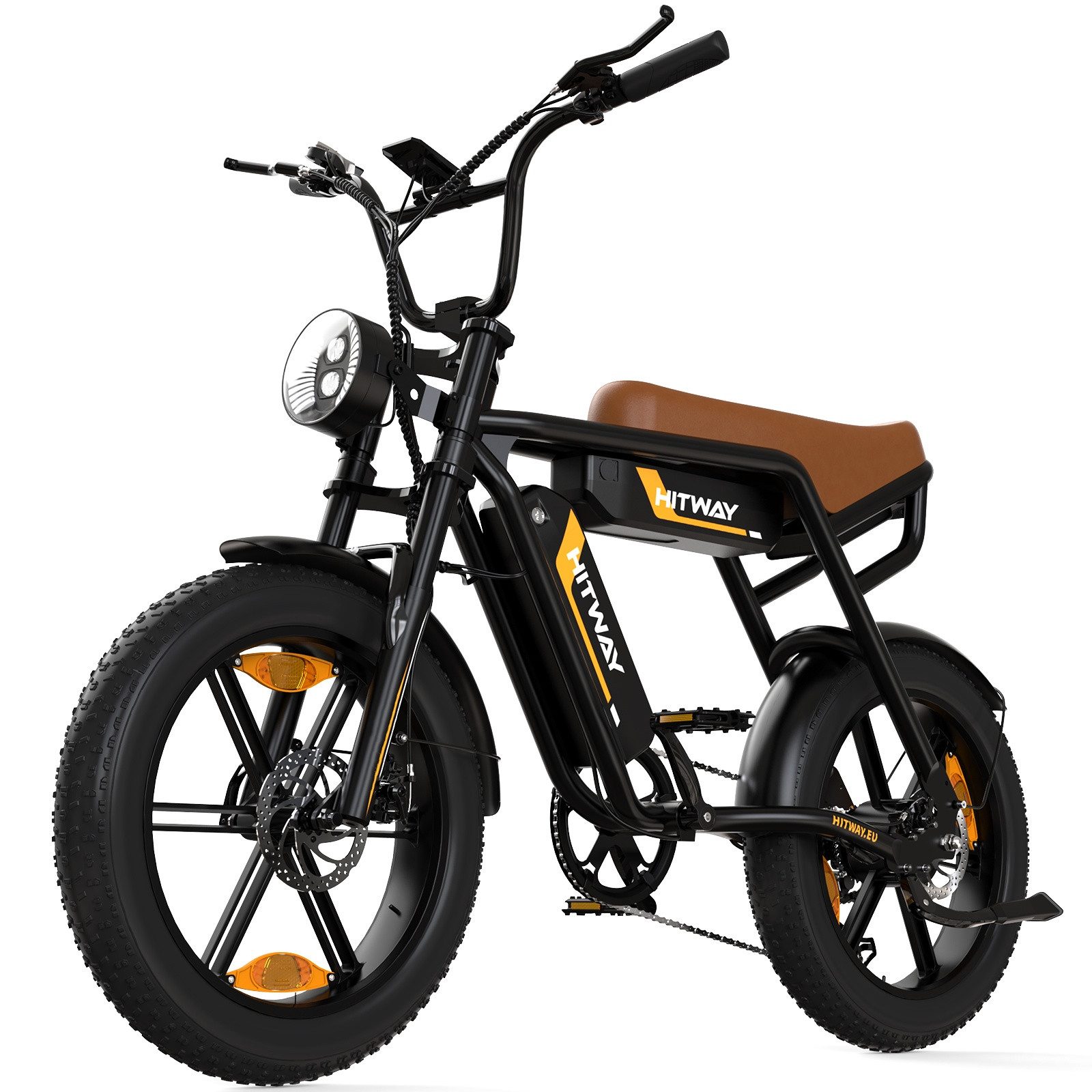 E-Bike Pedelec 20*4,0 Zoll Elektrofahrrad 48V15Ah/2*13Ah Akku max. 45-150km