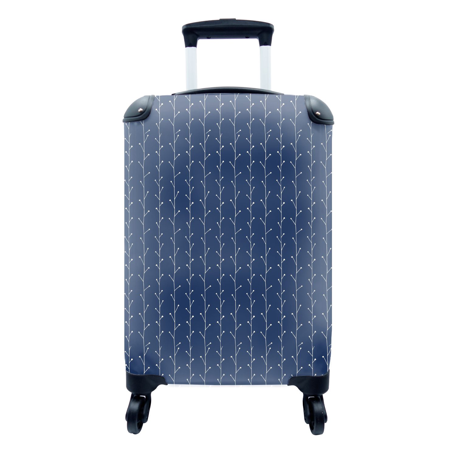 Reisekoffer Reisetasche Trolley, mit Handgepäck 4 Ferien, Rollen, Japan, rollen, MuchoWow Muster - - Handgepäckkoffer Pflanzen für